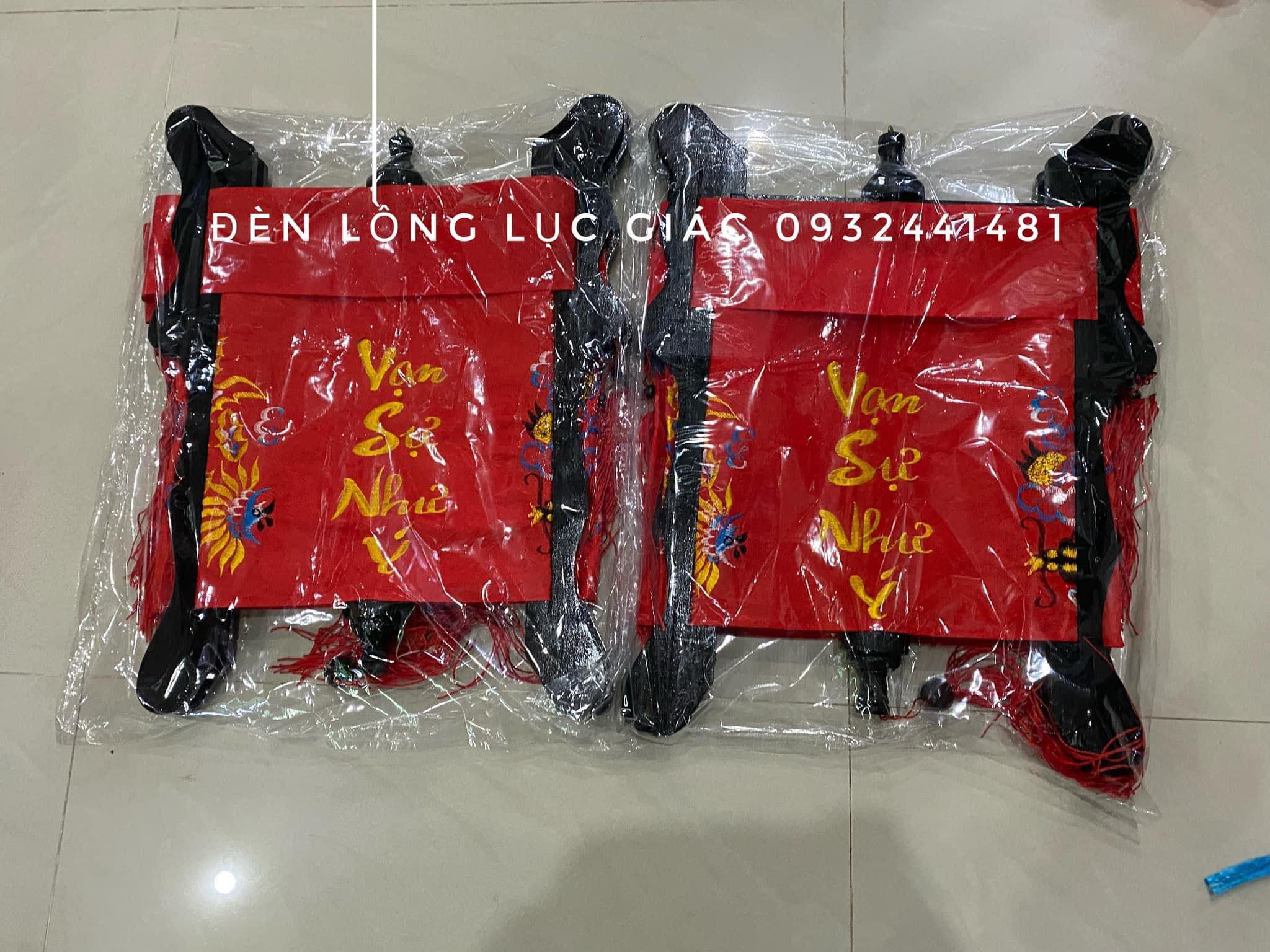 Đèn lục giác thêu chủ đề Tết theo yêu cầu - Ảnh 2