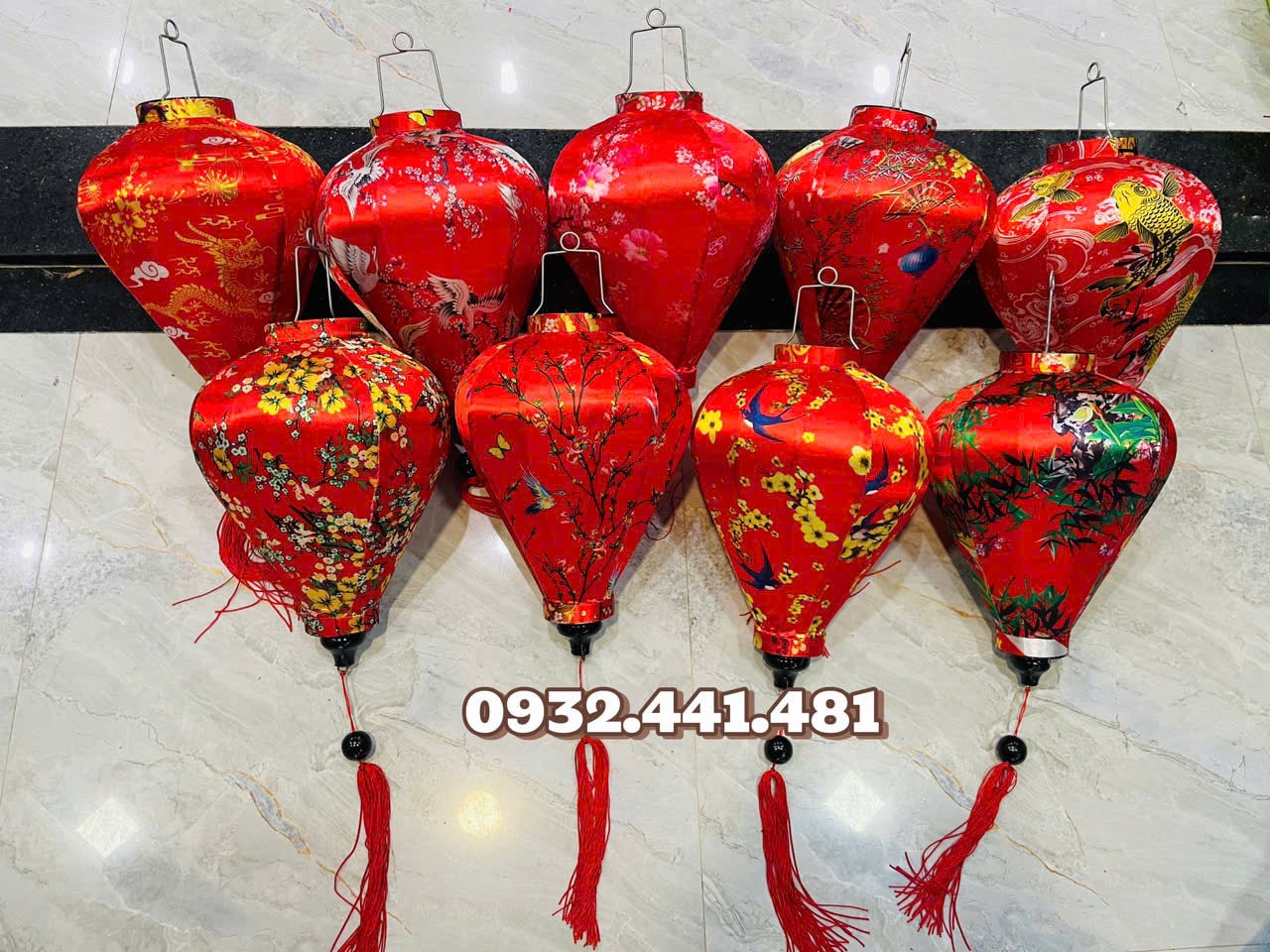 Đèn lồng tỏi hoa văn - Ảnh 2
